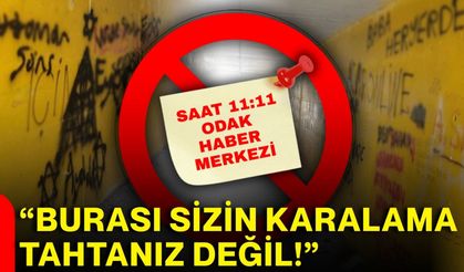 “Burası sizin karalama tahtanız değil!”