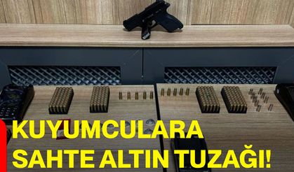 Kuyumculara sahte altın tuzağı!