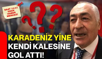 Karadeniz yine kendi kalesine gol attı!