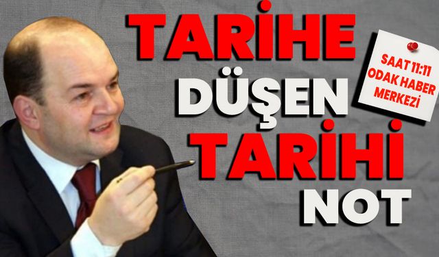 Tarihe düşen tarihi not