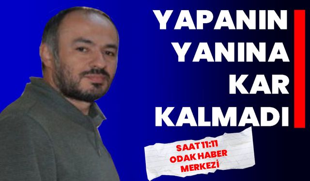 Yapanın yanına kar kalmadı