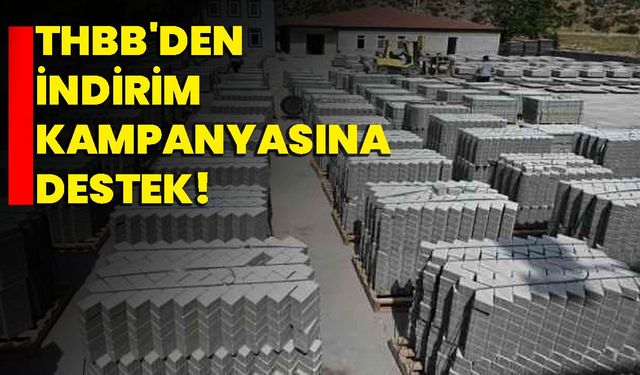 Türkiye Hazır Beton Birliğinden indirim kampanyasına destek!