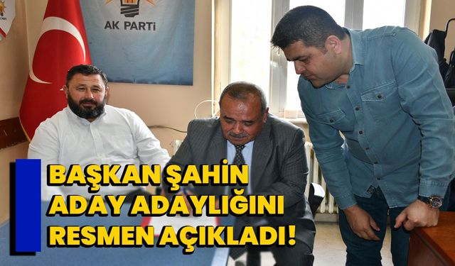 İscehisar Belediye Başkanı Ahmet Şahin, aday adaylığını açıkladı!