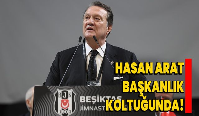 Hasan Arat Başkanlık Koltuğunda