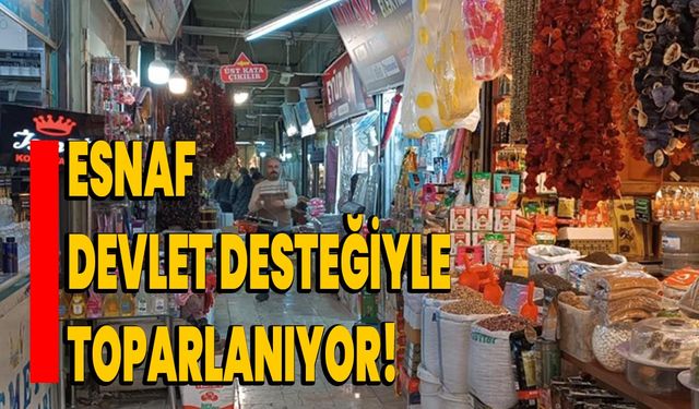 Esnaf Devlet Desteğiyle Toparlanıyor!