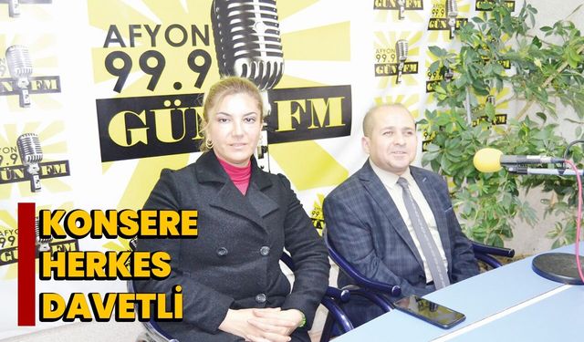 Konsere herkes davetli