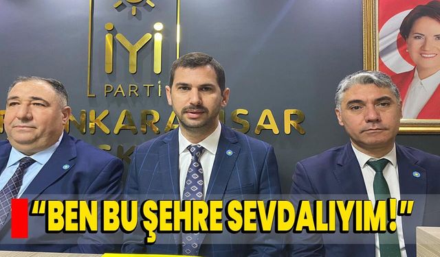 Alper Yağcı; ‘Ben bu şehre sevdalıyım!’