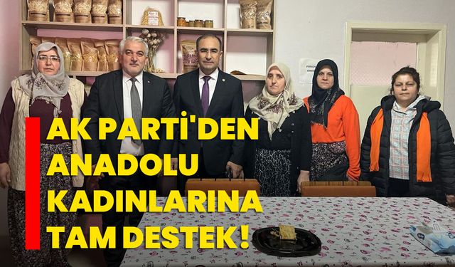 AK Parti'den Anadolu Kadınlarına tam destek!