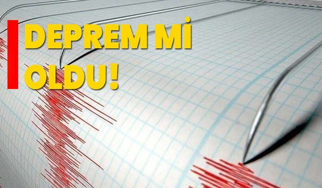 Yunanistan'da 5,8 büyüklüğünde deprem!