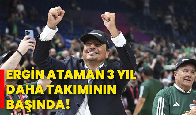 Ergin Ataman 3 yıl daha takımının başında!