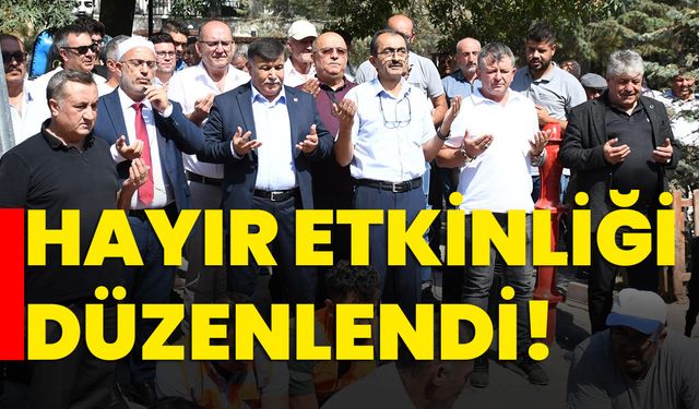 Hayır etkinliği düzenlendi!