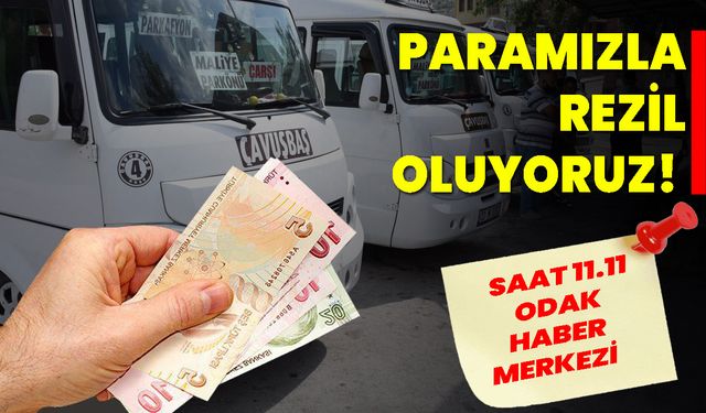 Paramızla rezil oluyoruz!