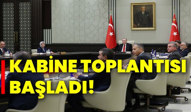 Kabine toplantısı başladı!