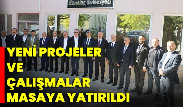 AK Parti Heyeti Hocalar İlçesinde: Yeni Projeler Ve Çalışmalar Masaya Yatırıldı