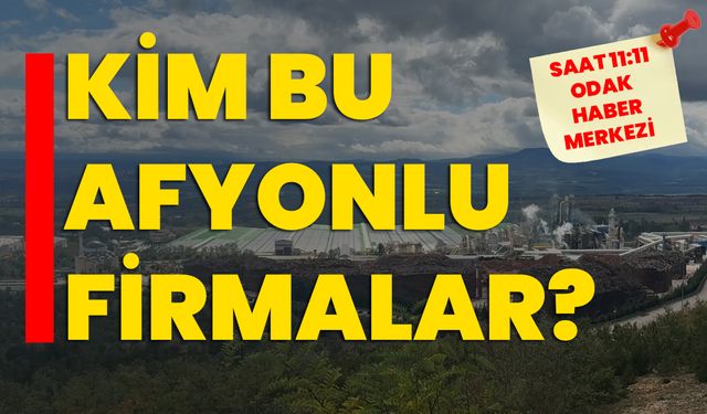 Kim bu Afyonlu firmalar?