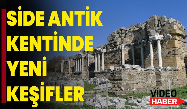 Side Antik Kentinde Yeni Keşifler