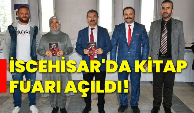 İscehisar'da Kitap Fuarı açıldı!