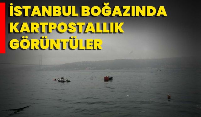 İstanbul Boğazında Kartpostallık Görüntüler