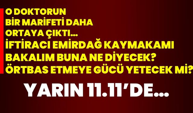 O doktorun bir marifeti daha ortaya çıktı…