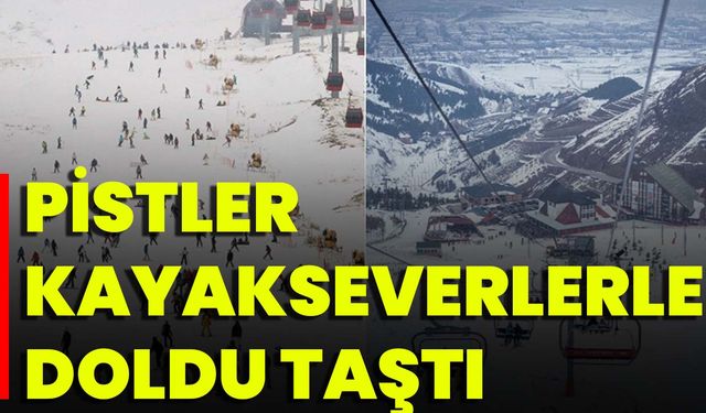 Pistler Kayakseverlerle Doldu Taştı