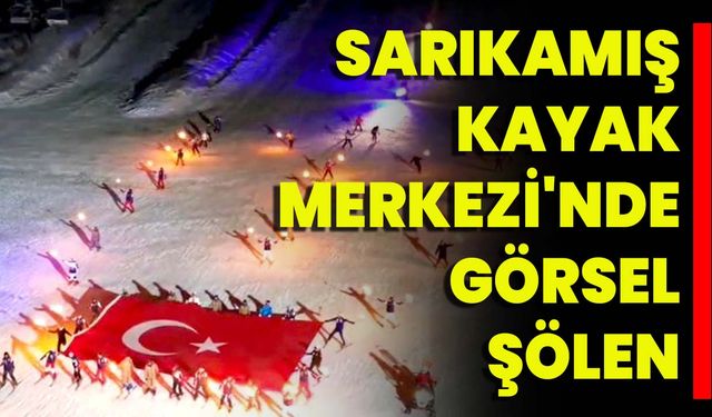 Sarıkamış Kayak Merkezi'nde Görsel Şölen