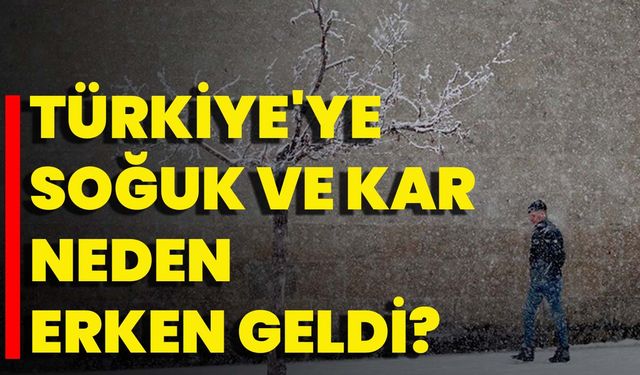 Türkiye'ye Soğuk Ve Kar Neden Erken Geldi?