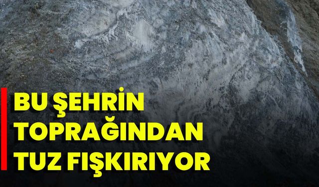 Bu Şehrin Toprağından Tuz Fışkırıyor