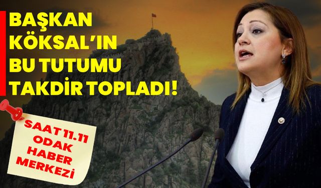 Başkan Köksal’ın Bu Tutumu Takdir Topladı!