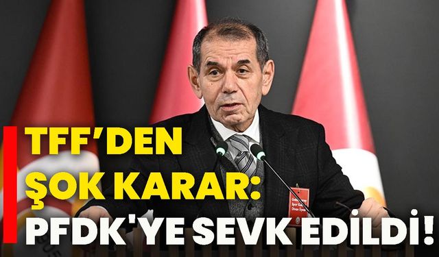 TFF’den şok karar: PFDK'ye sevk edildi!