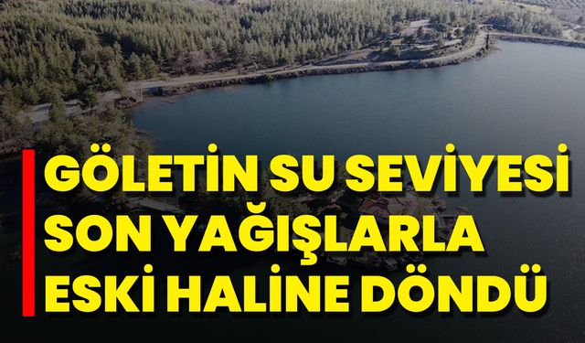 Göletin Su Seviyesi Son Yağışlarla Eski Haline Döndü