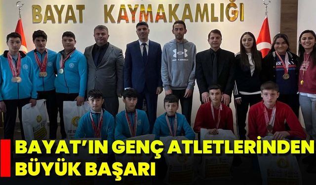 Bayat’ın Genç Atletlerinden Büyük Başarı