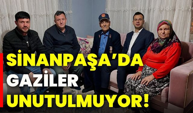 Sinanpaşa’da Gaziler Unutulmuyor!