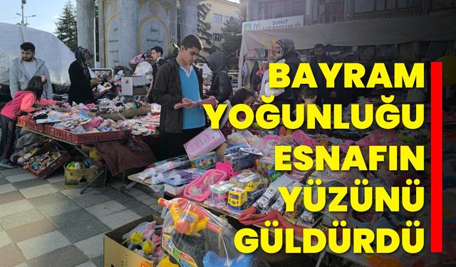 Bayram Yoğunluğu Esnafın Yüzünü Güldürdü