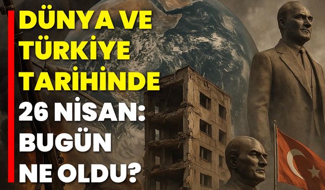 Dünya ve Türkiye Tarihinde 26 Nisan: Bugün Ne Oldu?