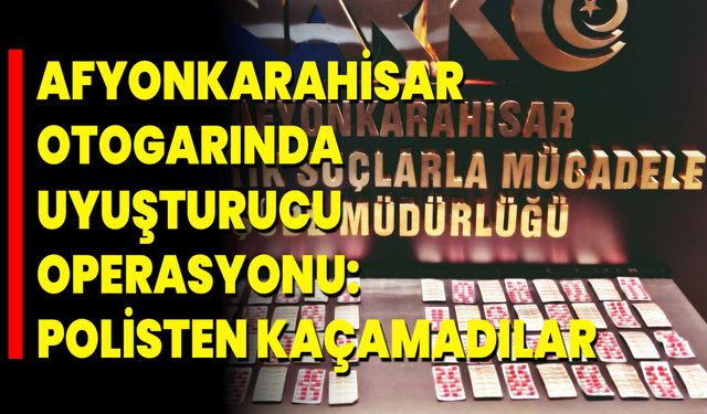 Afyonkarahisar Otogarında Uyuşturucu Operasyonu!