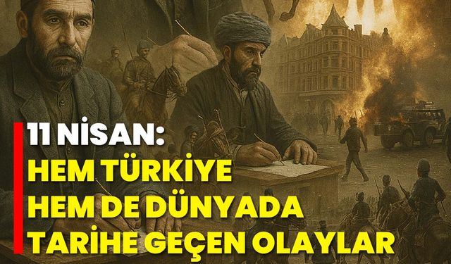 11 Nisan: Hem Türkiye Hem De Dünyada Tarihe Geçen Olaylar