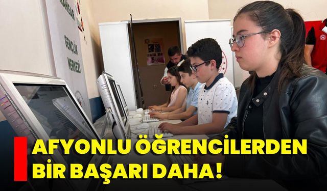 Afyonlu Öğrencilerden Bir Başarı Daha!