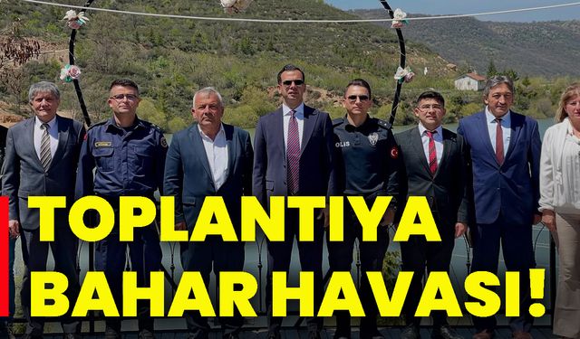 Toplantıya bahar havası!