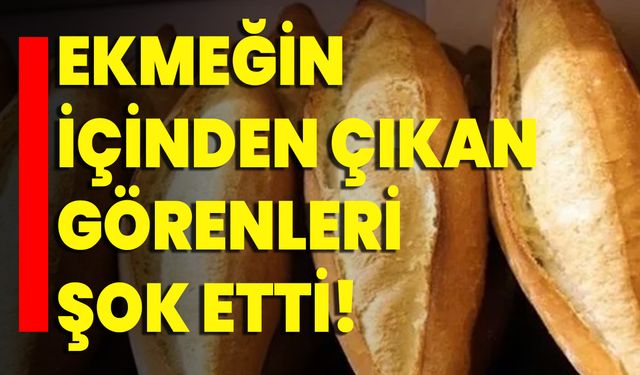 Ekmeğin İçinden Çıkan Görenleri Şok Etti!
