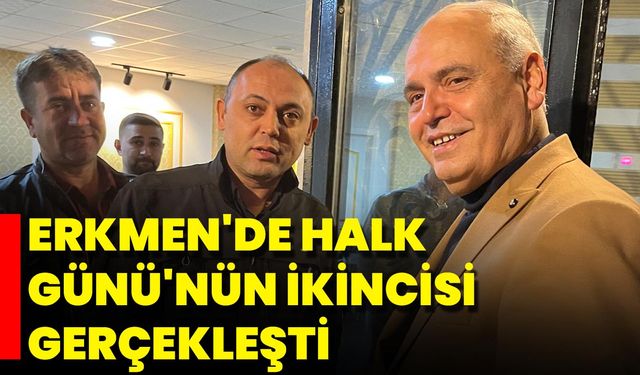 Erkmen'de Halk Günü'nün İkincisi Gerçekleşti