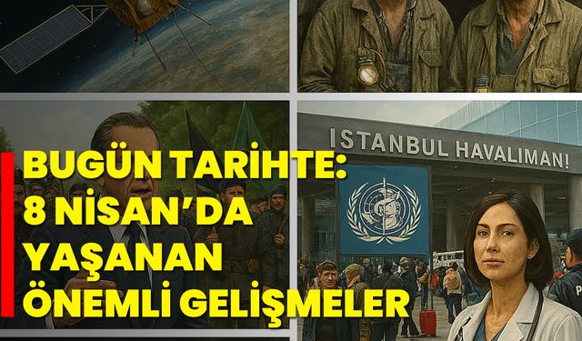 Bugün Tarihte: 8 Nisan’da Yaşanan Önemli Gelişmeler