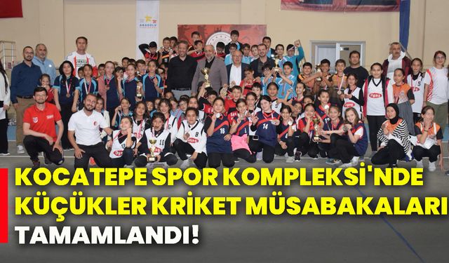Kocatepe Spor Kompleksi'nde Küçükler Kriket Müsabakaları tamamlandı!
