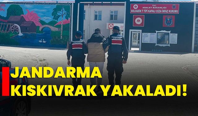 Jandarma kıskıvrak yakaladı!