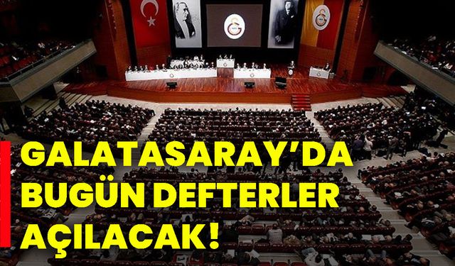 Galatasaray’da bugün defterler açılacak!