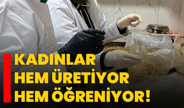 Kadınlar hem üretiyor hem öğreniyor!