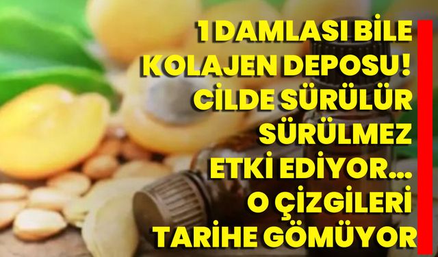 1 Damlası Bile Kolajen Deposu! Cilde Sürülür Sürülmez Etki Ediyor… O Çizgileri Tarihe Gömüyor