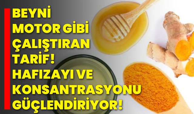 Beyni Motor Gibi Çalıştıran Tarif! Hafızayı Ve Konsantrasyonu Güçlendiriyor!