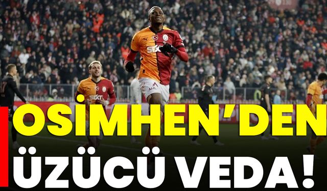 Osimhen’den Üzücü Veda!