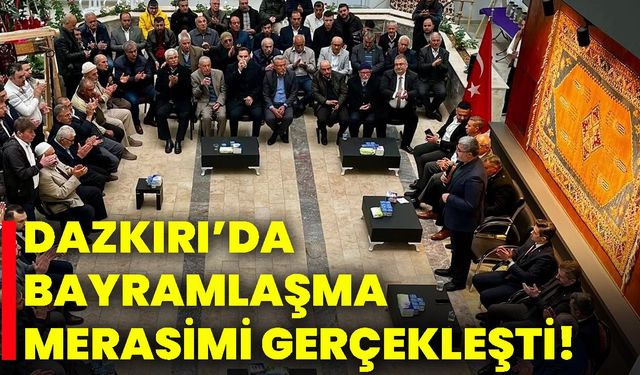 Dazkırı’da Bayramlaşma Merasimi Gerçekleşti!