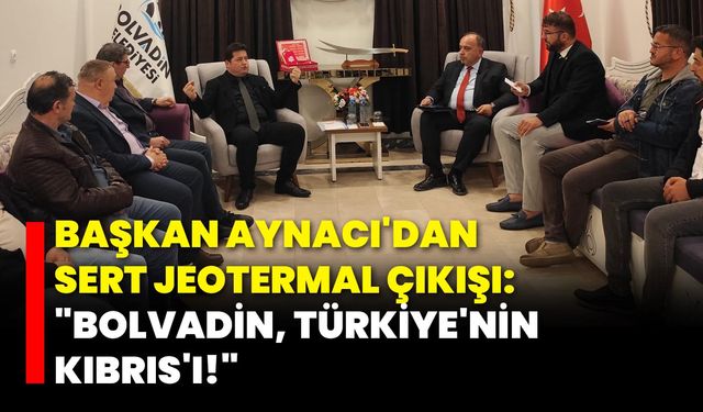 Başkan Aynacı'dan Sert Jeotermal Çıkışı: "Bolvadin, Türkiye'nin Kıbrıs'ı!"